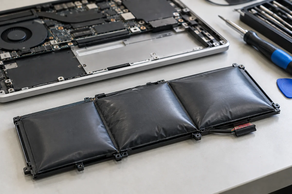 Pin laptop bị phồng